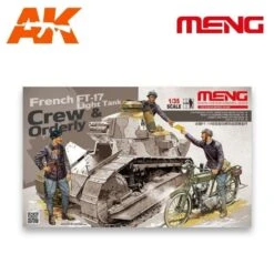1/35 French FT-17 Light Tank Crew & Orderly