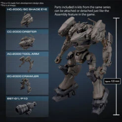 30MM Armored Core VI Fires Of Rubicon Rad CC-2000 Orbiter Nightfall