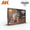 CRUSHER DWARF – WARGAME STARTER SET – 14 COLORS & 1 FIGURE -Wargame Spirit Boutique ak 3gen crackle medium 17ml