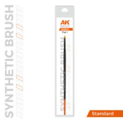 AK SYNTHETIC BRUSH - FLAT 1 - AK