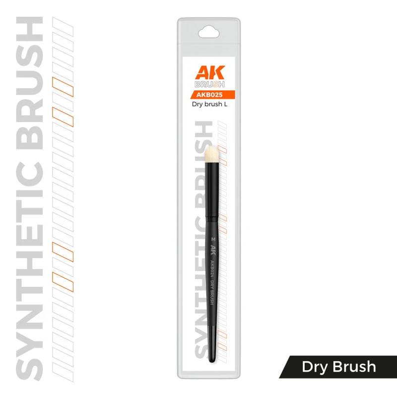 AK SYNTHETIC DRY BRUSH - L - AK 1 AK SYNTHETIC DRY BRUSH - L - AK