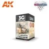 AK - WARGAME COLOR SET. BASIC SKIN COLORS -Wargame Spirit Boutique ak wargame color set basic skin colors