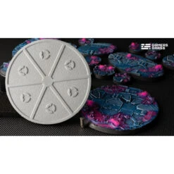 Alien Infestation Bases Round 100mm (x1) -Wargame Spirit Boutique alien infestation bases round 100mm x1 3