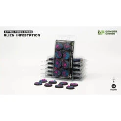Alien Infestation Bases Round 32mm (x8) 7 Alien Infestation Bases Round 32mm (x8) -Wargame Spirit Boutique alien infestation bases round 32mm x8 2