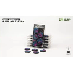 Alien Infestation Bases Round 40mm (x5) -Wargame Spirit Boutique alien infestation bases round 40mm x5 2