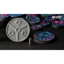 Alien Infestation Bases Round 50mm (x3) -Wargame Spirit Boutique alien infestation bases round 50mm x3 4