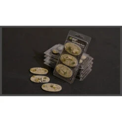 Arid Steppe Bases Oval 75mm (x3) -Wargame Spirit Boutique arid steppe bases oval 75mm x3 1