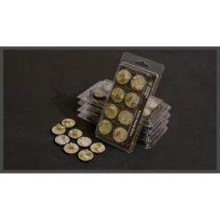 Arid Steppe Bases Round 32mm (x8) -Wargame Spirit Boutique arid steppe bases round 32mm x8 1