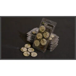 Arid Steppe Bases Round 40mm (x5) -Wargame Spirit Boutique arid steppe bases round 40mm x5 1