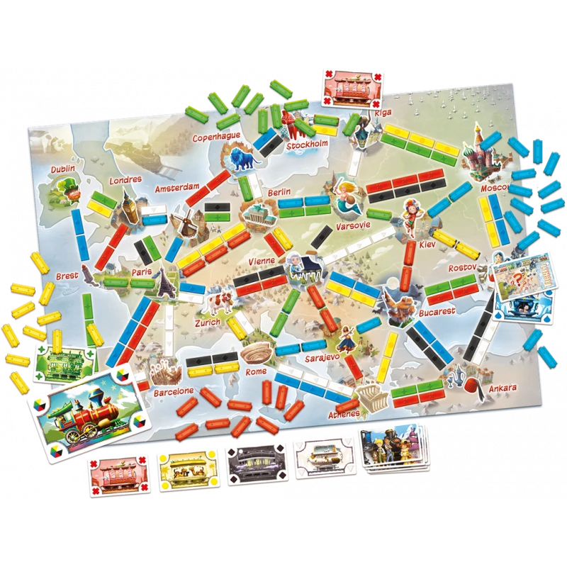 Aventuriers Du Rail Europe (Les) : Mon Premier Voyage 2 Aventuriers Du Rail Europe (Les) : Mon Premier Voyage – Image 2