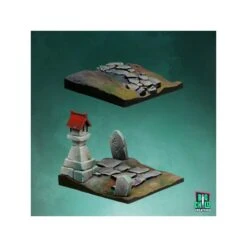 Bamboo Ruins SCENERY KIT 2 RUINS -Wargame Spirit Boutique bamboo ruins 1