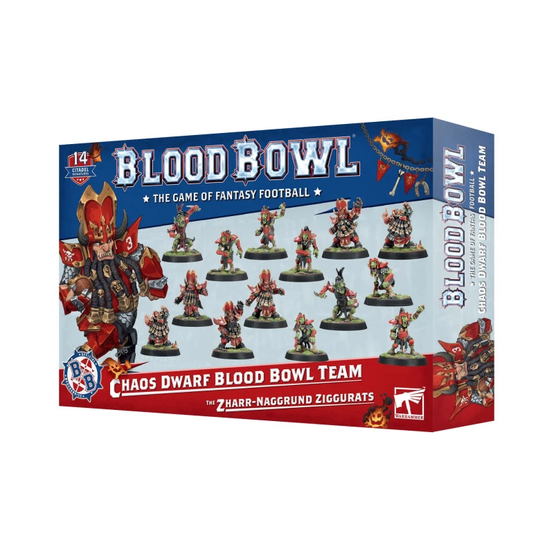 BLOOD BOWL: CHAOS DWARF TEAM 1 BLOOD BOWL: CHAOS DWARF TEAM