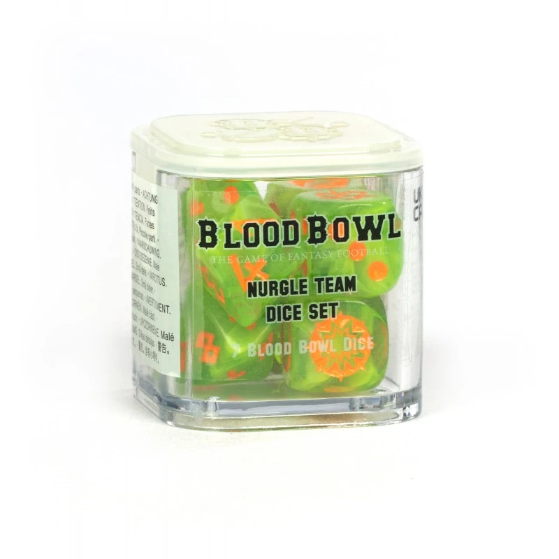 BLOOD BOWL: NURGLE TEAM DICE 1 BLOOD BOWL: NURGLE TEAM DICE
