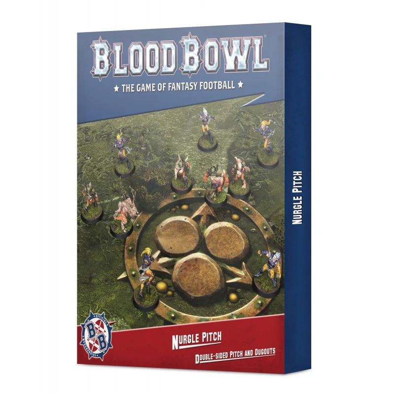 BLOOD BOWL: NURGLE TEAM PITCH & DUGOUTS 1 BLOOD BOWL: NURGLE TEAM PITCH & DUGOUTS