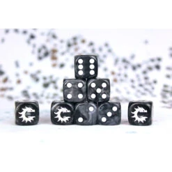 Conquest Logo On Black Dice
