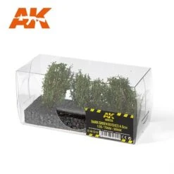 DARK GREEN BUSHES 4-6cm -1:35