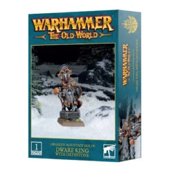 DWARF MOUNTAIN HOLDS: DWARF KING WITH OATHSTONE / Roi Nain