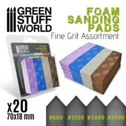 Eponge De Ponçage Flexible - Assortiment De FIN GRAIN X20