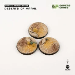 Deserts Of Maahl Bases, Round 50mm (x3) -Wargame Spirit Boutique friendly url autogeneration failed 471