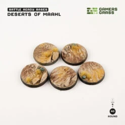 Deserts Of Maahl Bases, Round 40mm (x5) -Wargame Spirit Boutique friendly url autogeneration failed 474