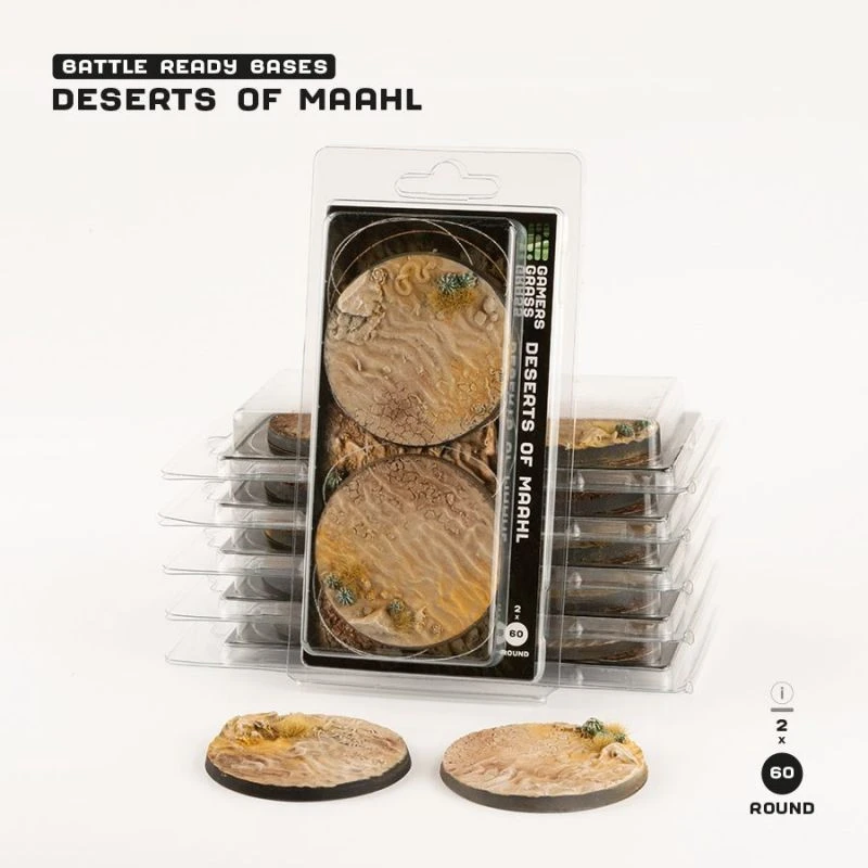 Deserts Of Maahl Bases, Round 60mm (x2) 3 Deserts Of Maahl Bases, Round 60mm (x2) – Image 3