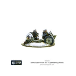 German Heer 7.5cm LeIG 18 Light Artillery (Winter) -Wargame Spirit Boutique german heer 75cm leig 18 light artillery winter 1