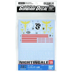 GUNDAM GUNPLA DECAL HG 1/144 129 NIGHTINGALE