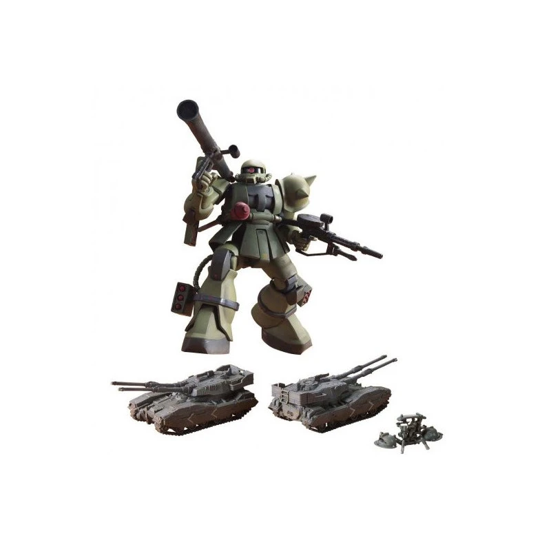 GUNDAM GUNPLA HG 1/144 ZAKU GROUND ATTACK SET 1 GUNDAM GUNPLA HG 1/144 ZAKU GROUND ATTACK SET