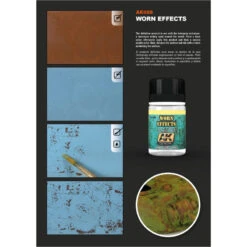 WORN EFFECTS ACRYLIC FLUID 6 WORN EFFECTS ACRYLIC FLUID -Wargame Spirit Boutique heavy effects acrylic fluid 2