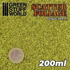 Flocage Bois - Vert Sec - 200ml -Wargame Spirit Boutique herbe statique 2 3mm autumn fields 200ml 9