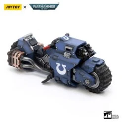 Joy Toy 40k Véhicule 1/18 Ultramarines Outrider Bike 22 Cm