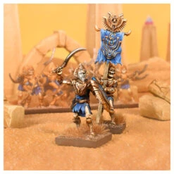 KINGS OF WAR - EMPIRE DE POUSSIERE - CHAMPION REVENANT / PORTE-ETENDARD MORT-VIVANT