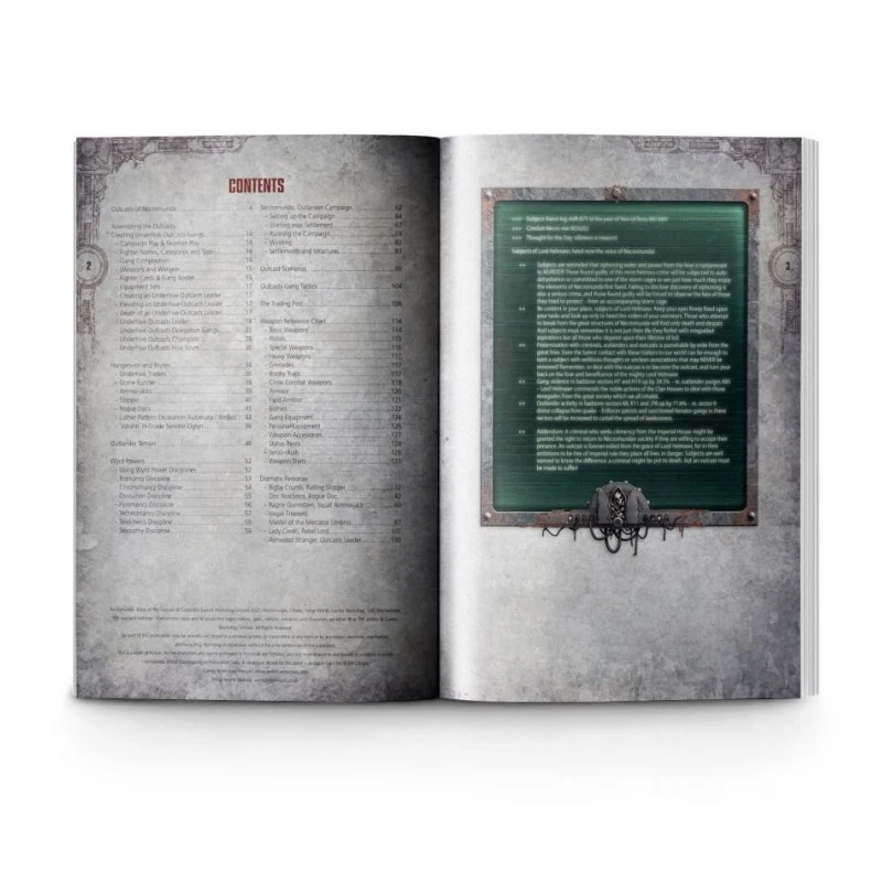 NECROMUNDA: BOOK OF THE OUTCAST 2 NECROMUNDA: BOOK OF THE OUTCAST – Image 2