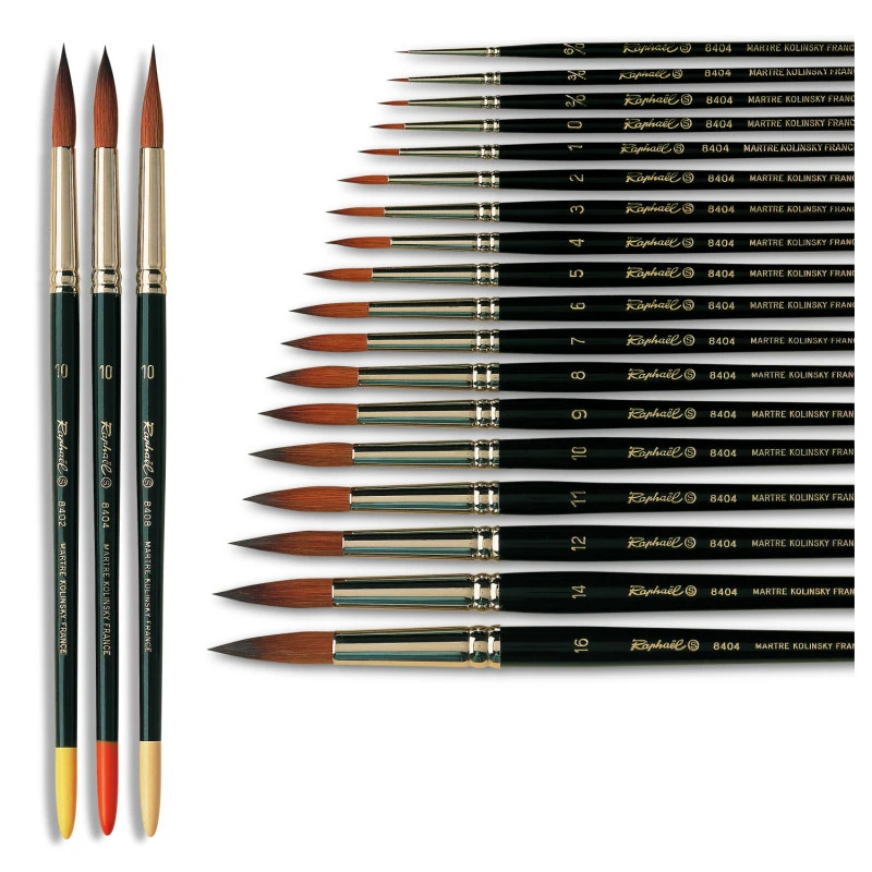 Pinceau Raphaël Kolinsky 8404 N°1 Pointe Fine 2 Pinceau Raphaël Kolinsky 8404 N°1 Pointe Fine – Image 2