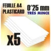 Plaque De Plasticard - 0'25 Mm - COMBOx5 Feuilles -Wargame Spirit Boutique plaque de plasticard 0 25 mm combox5 feuilles