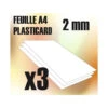 Plaque De Plasticard - 2 Mm - COMBOx3 Feuilles -Wargame Spirit Boutique plaque de plasticard 2 mm combox3 feuilles