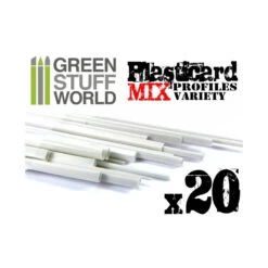 Plasticard PROFILÉ TIGE Mixtes X20 Profilés