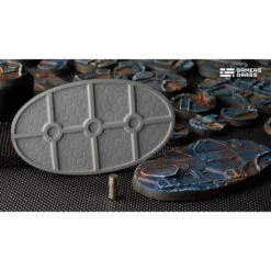 Spaceship Corridor Bases Oval 90mm (x2) -Wargame Spirit Boutique spaceship corridor bases oval 90mm x2 4