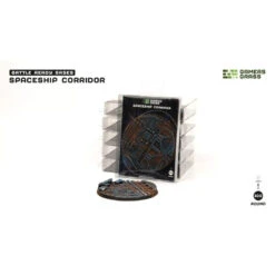 Spaceship Corridor Bases Round 100mm (x1) -Wargame Spirit Boutique spaceship corridor bases round 100mm x1 2