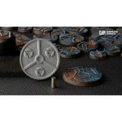 Spaceship Corridor Bases Round 50mm (x3) -Wargame Spirit Boutique spaceship corridor bases round 50mm x3 4