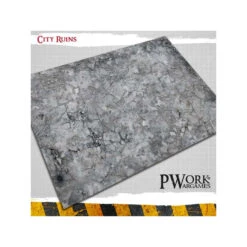 TAPIS DE JEU NÉOPRÈNE CITY RUINS 3x3' (92x92cm)