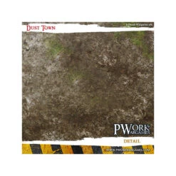 TAPIS DE JEU NÉOPRÈNE DUST TOWN 3x3' (92x92cm) -Wargame Spirit Boutique tapis neoprene dust town 3x3 3