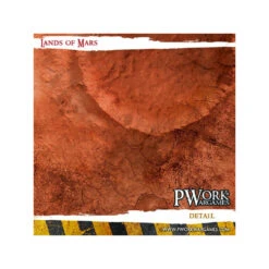 TAPIS DE JEU NÉOPRÈNE LANDS OF MARS 3x3' (92x92cm) -Wargame Spirit Boutique tapis neoprene land of mars 3x3 3
