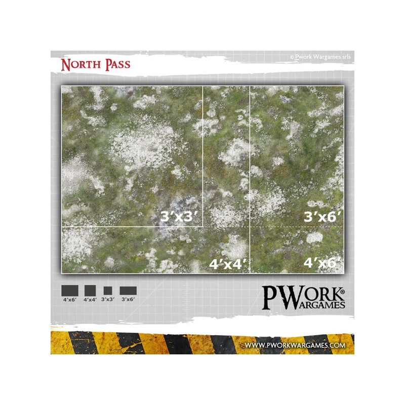 TAPIS DE JEU NÉOPRÈNE NORTH PASS 3x3' (92x92cm) 5 TAPIS DE JEU NÉOPRÈNE NORTH PASS 3x3' (92x92cm) – Image 5