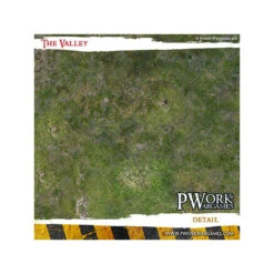 TAPIS DE JEU NÉOPRÈNE THE VALLEY 3x3' (92x92cm) -Wargame Spirit Boutique tapis neoprene the valley 3x3 3