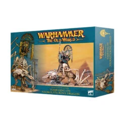 TOMB KINGS OF KHEMRI: TOMB KING ON NECROLITH BONE DRAGON / Roi Des Tombes/Prêtre Liche Sur Dragon D'Os Nécrolithe