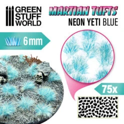 Touffes D'herbe Martienne - NEON YETI BLUE