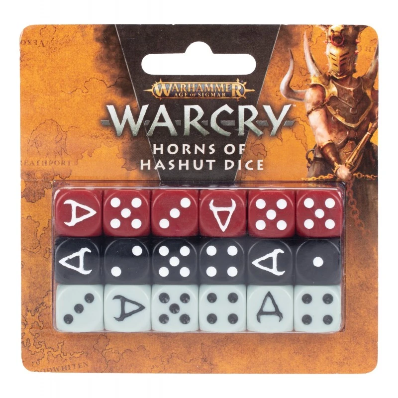 WARCRY DICE SET: HORNS OF HASHUT 1 WARCRY DICE SET: HORNS OF HASHUT